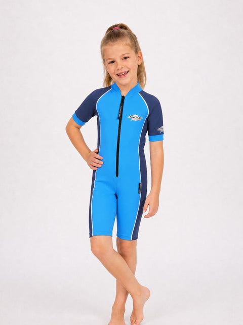 Short sleeve sunsuit