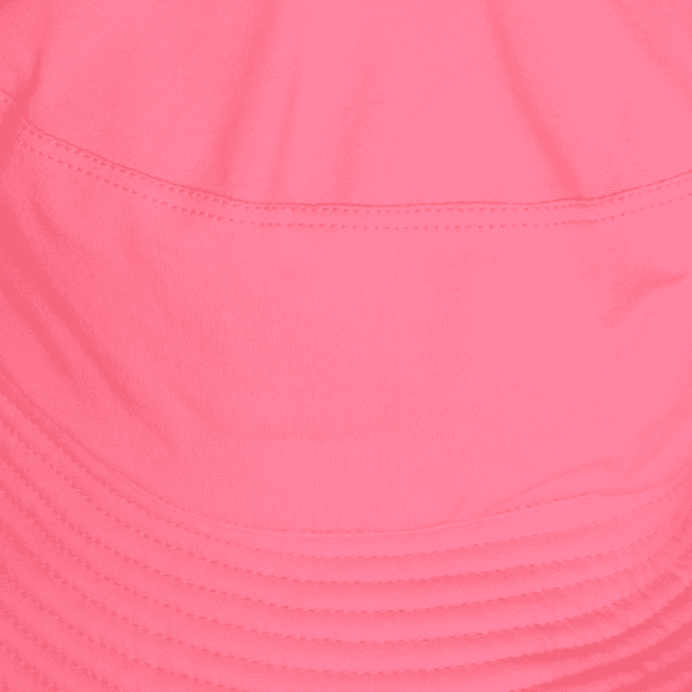 Close-up of the UPF 50+ fabric in this kids sun hat