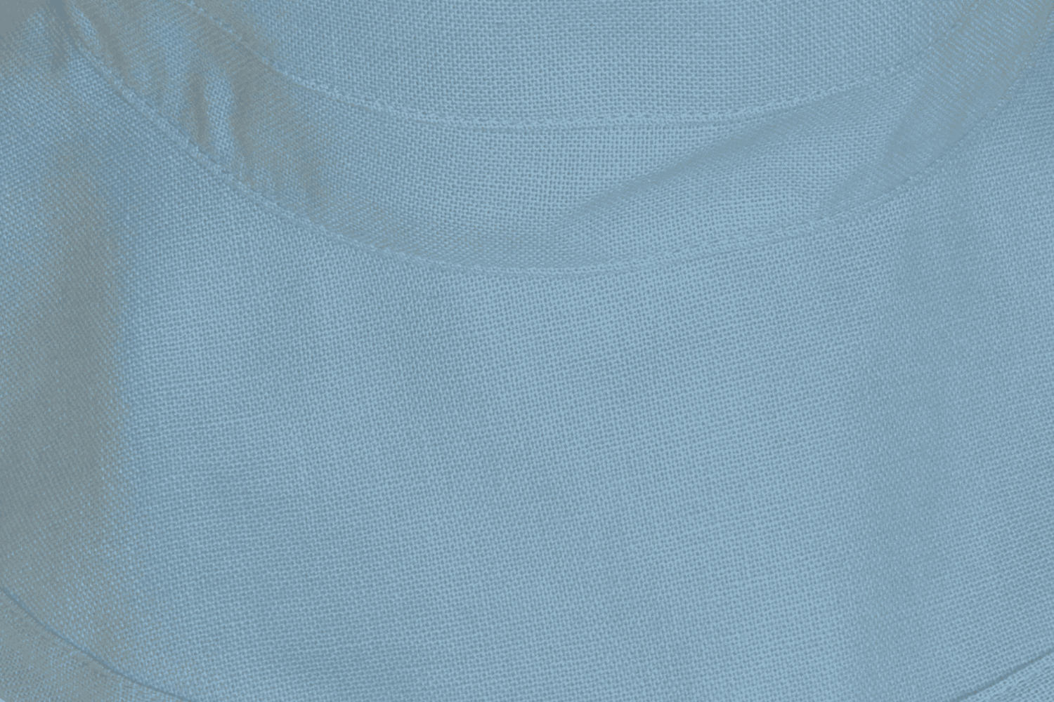 Close-up of sun hat showing the UPF 50+ fabric