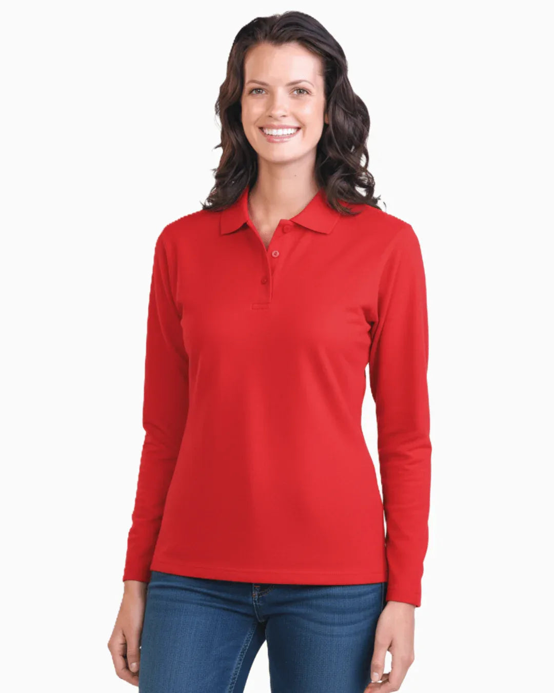 Stingray Long Sleeve Polo Shirt UPF 50+ - equatorsun