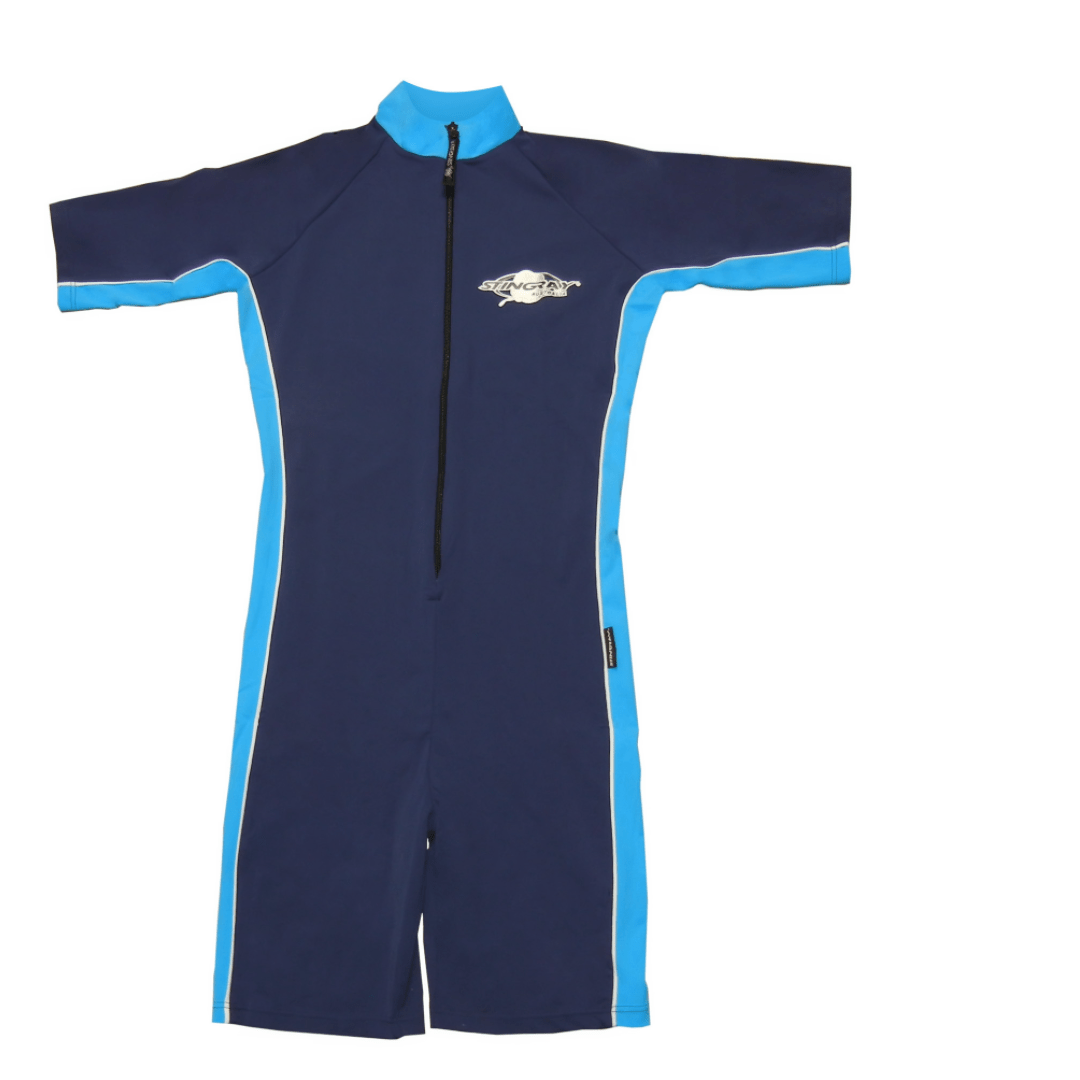 Adult short sleeve sunsuit upf50 lay flat