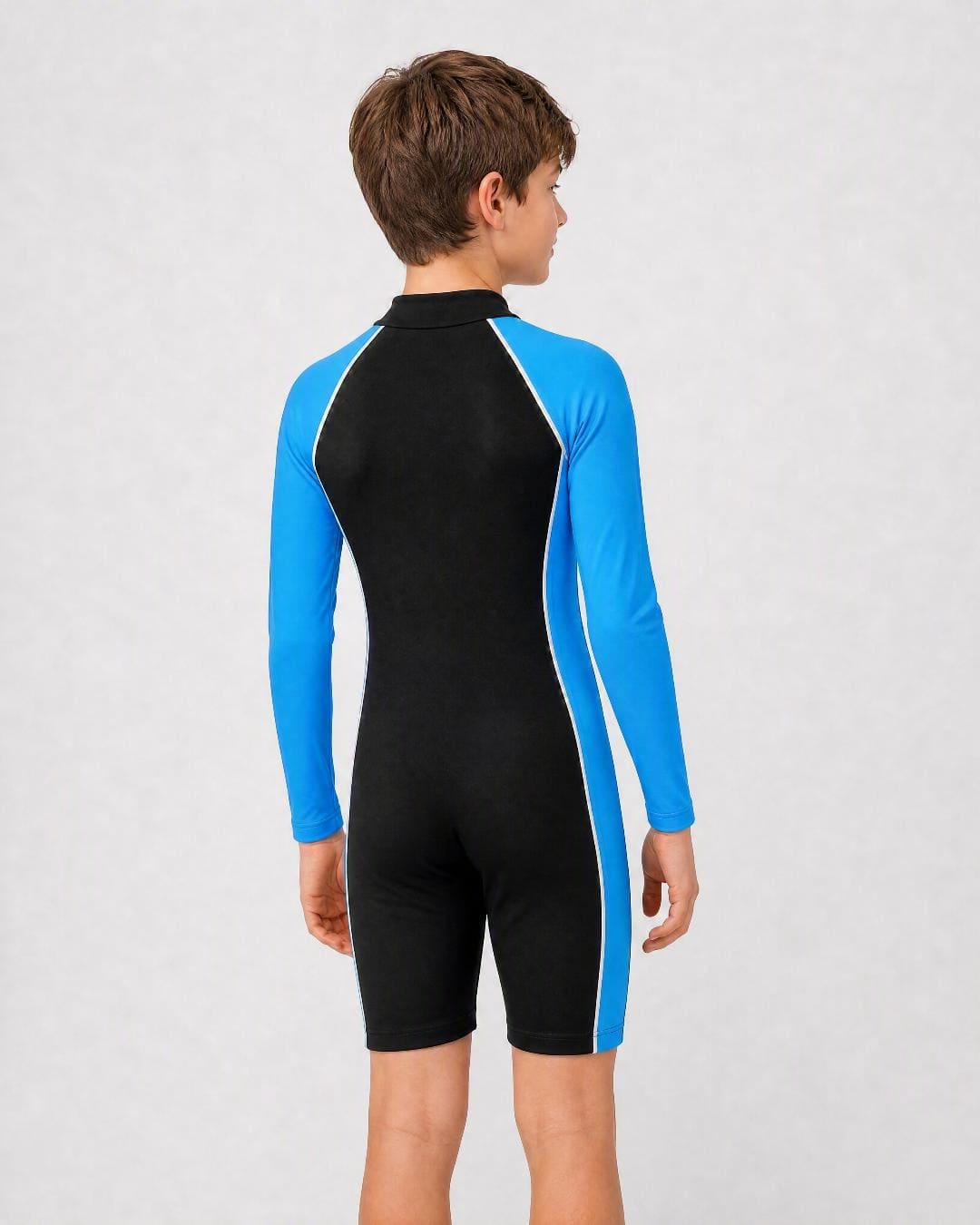 Back of 14 year old boy Black Azure