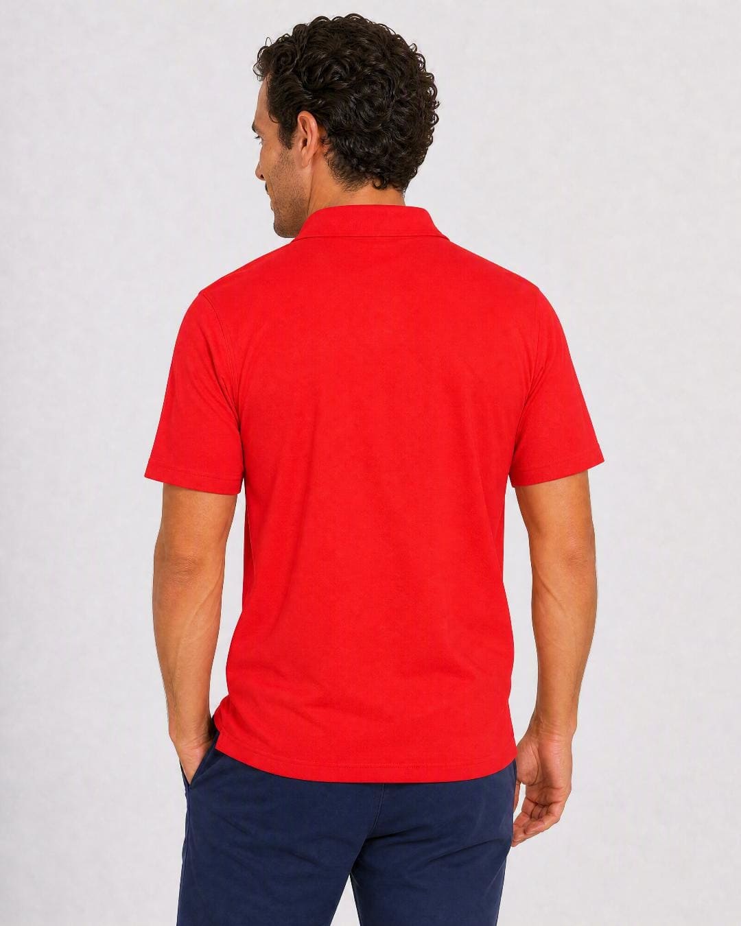 Back of ST805 Mens - Red
