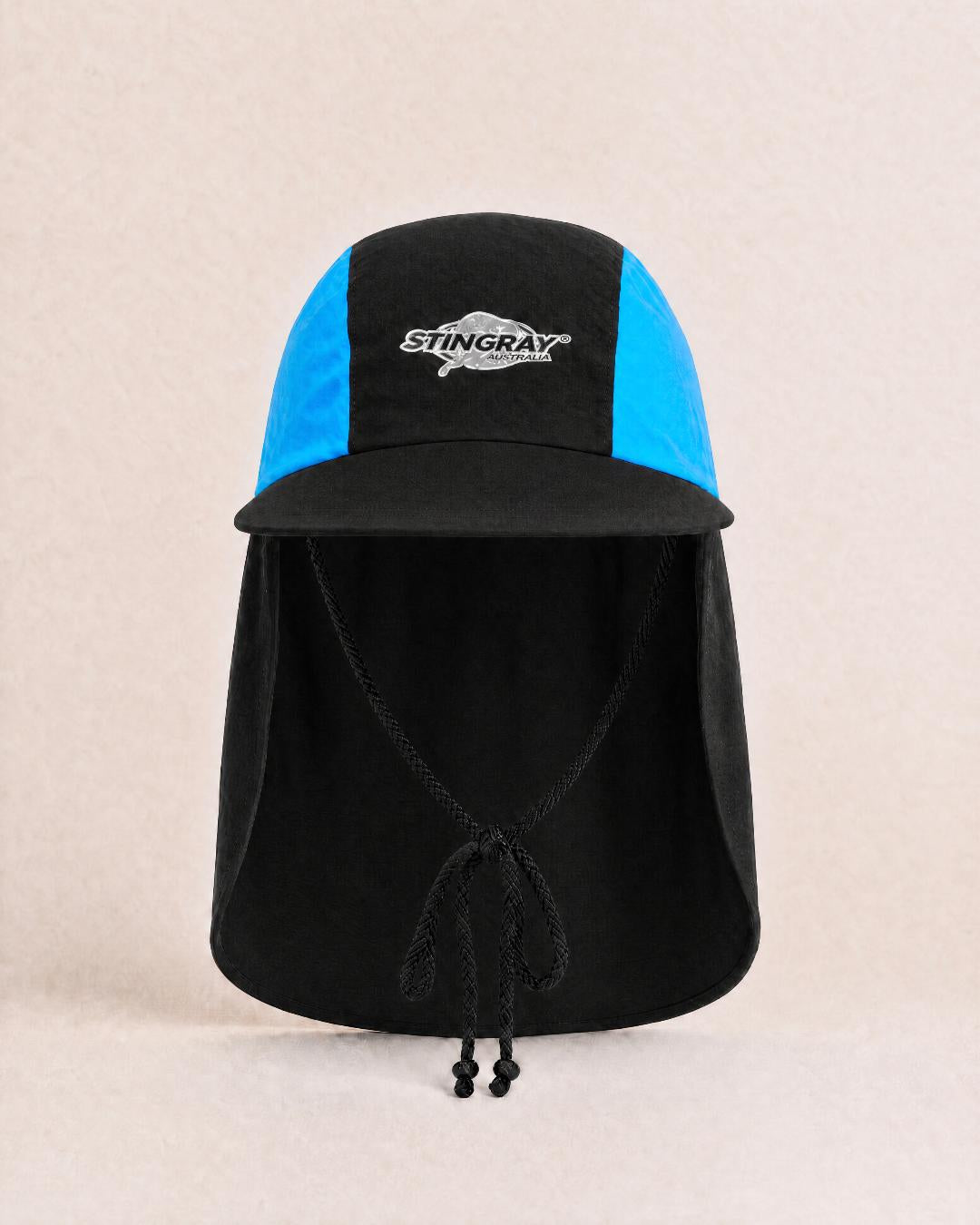 Kids UV Legionnaire Cap UPF 50+ in Studio Black Azure