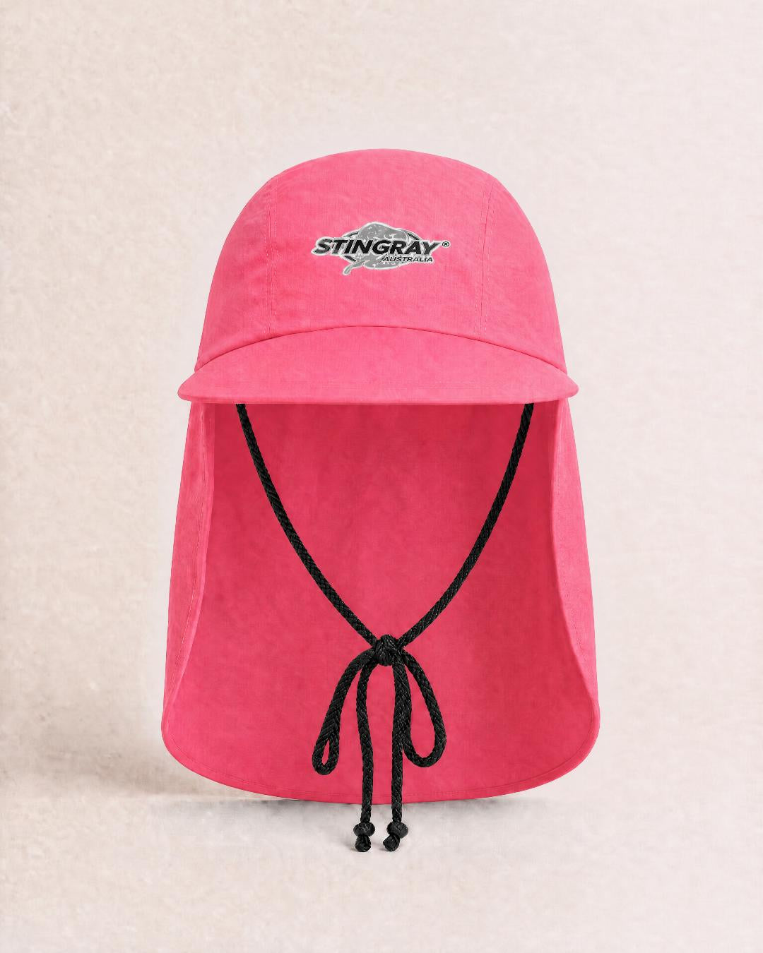 Kids UV Legionnaire Cap UPF 50+ in Studio Pink