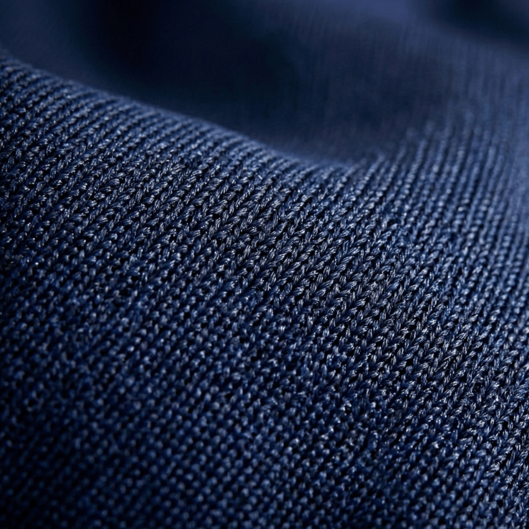 Close-up of mens sun protection suit UPF 50+ fabric