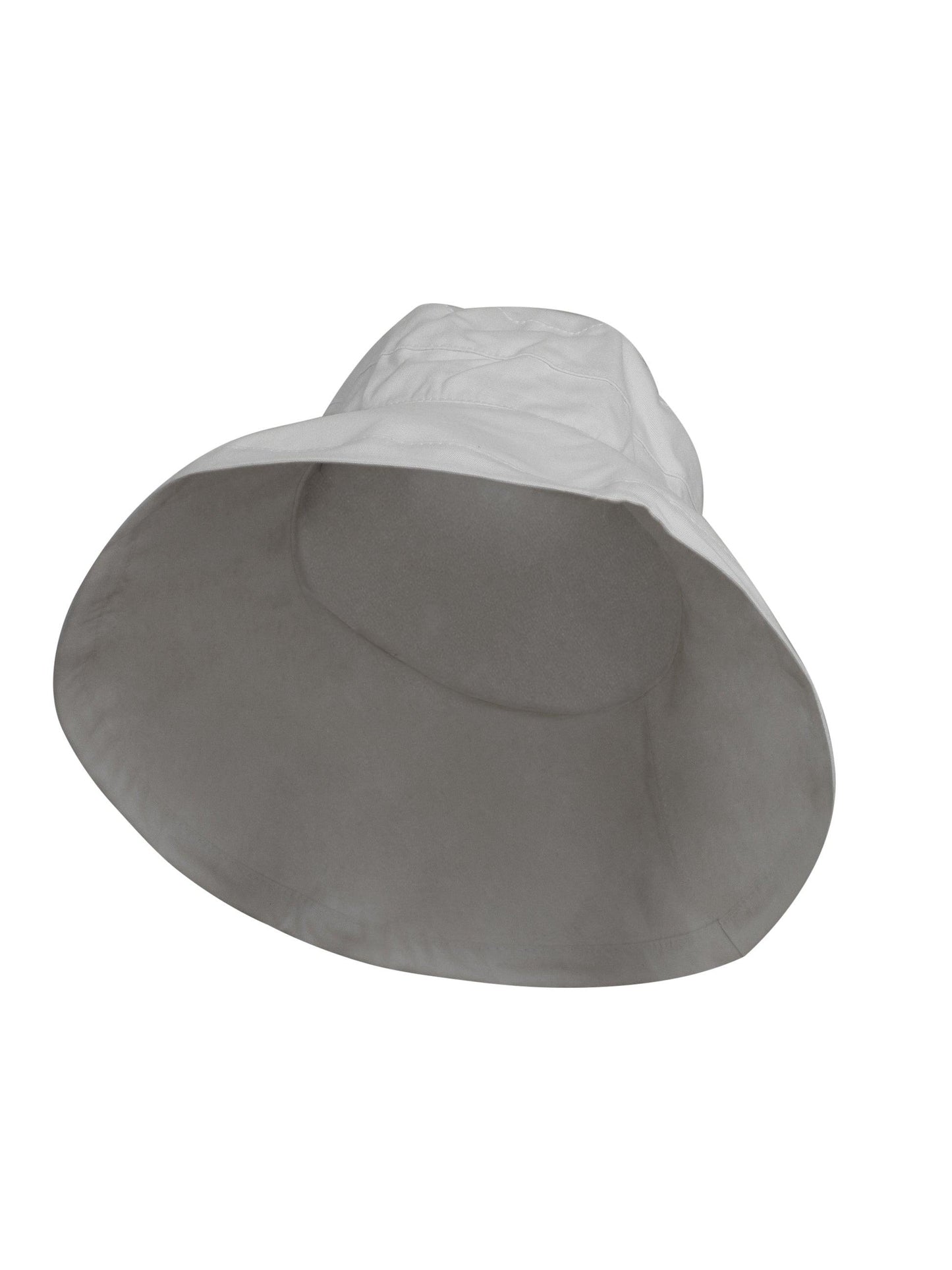 White Stingray Women's Sun Hat with 4-inch wide brim and UPF 50+ sun protection. Fully-lined 100% cotton wide-brimmed sun hat with adjustable interior drawstring.