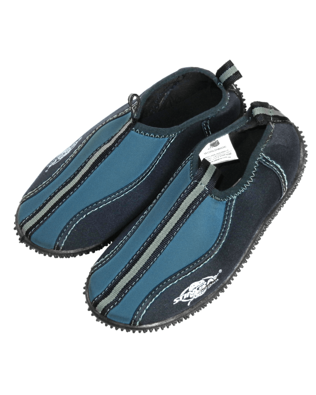 Kids & infants navy and azure Stingray Beach Shoes with UPF 50+ sun protection