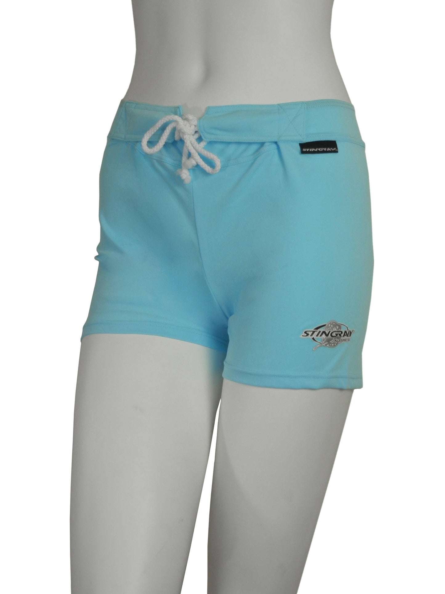 Best aqua Stingray Women's Front Lace Shorts, offering UPF 50+ sun protection and a stylish, functional design.