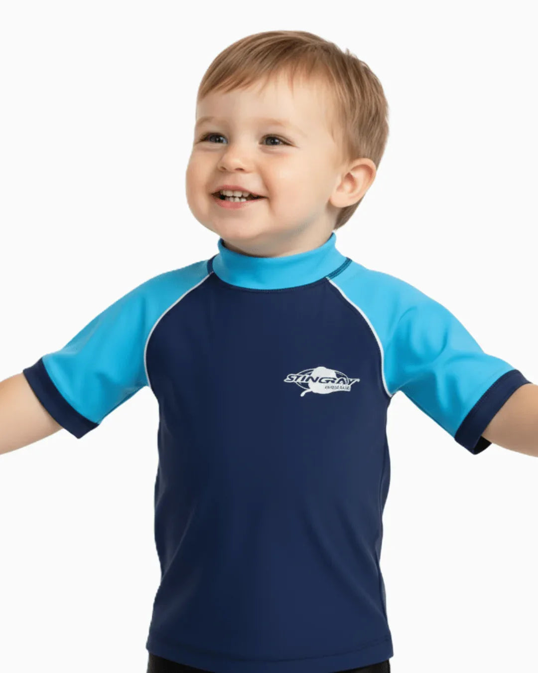 Stingray Toddler Short Sleeve Rash Shirt UPF 50+ - equatorsun