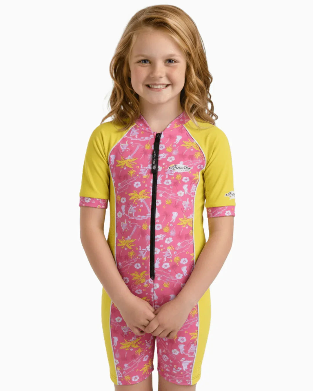 Stingray Kids' Short Sleeve Sunsuit UPF 50+ - equatorsun