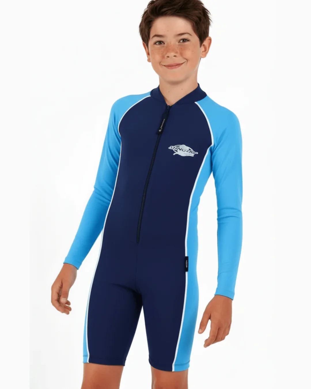 Stingray Kids' Long Sleeve Sunsuit UPF 50+ - equatorsun