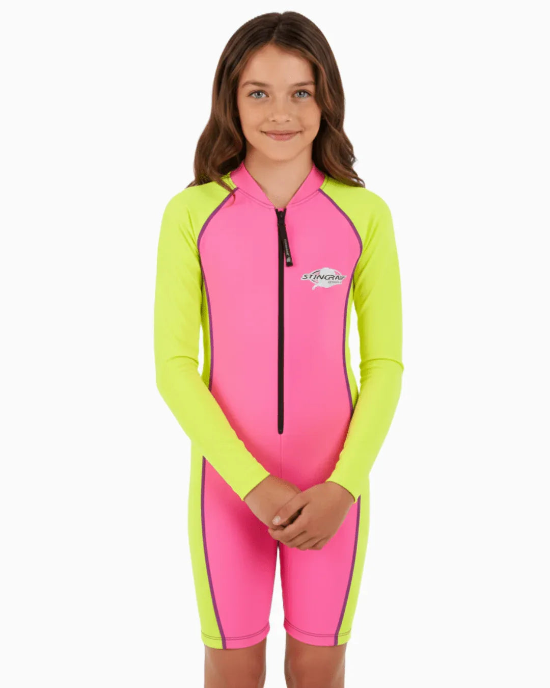 Stingray Kids' Long Sleeve Sunsuit UPF 50+ - equatorsun