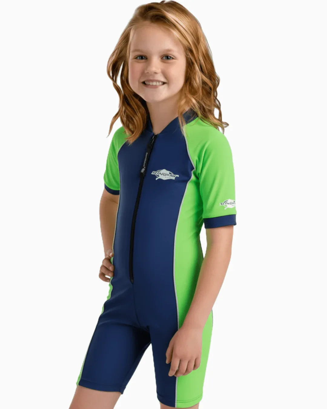 Stingray Kids' Short Sleeve Sunsuit UPF 50+ - equatorsun