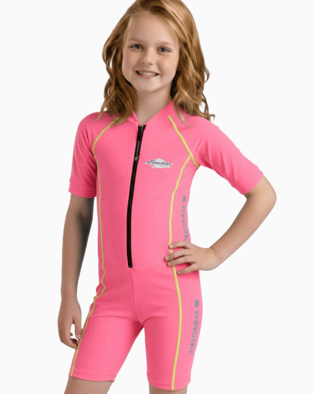 Stingray Kids' Short Sleeve Sunsuit UPF 50+ - equatorsun