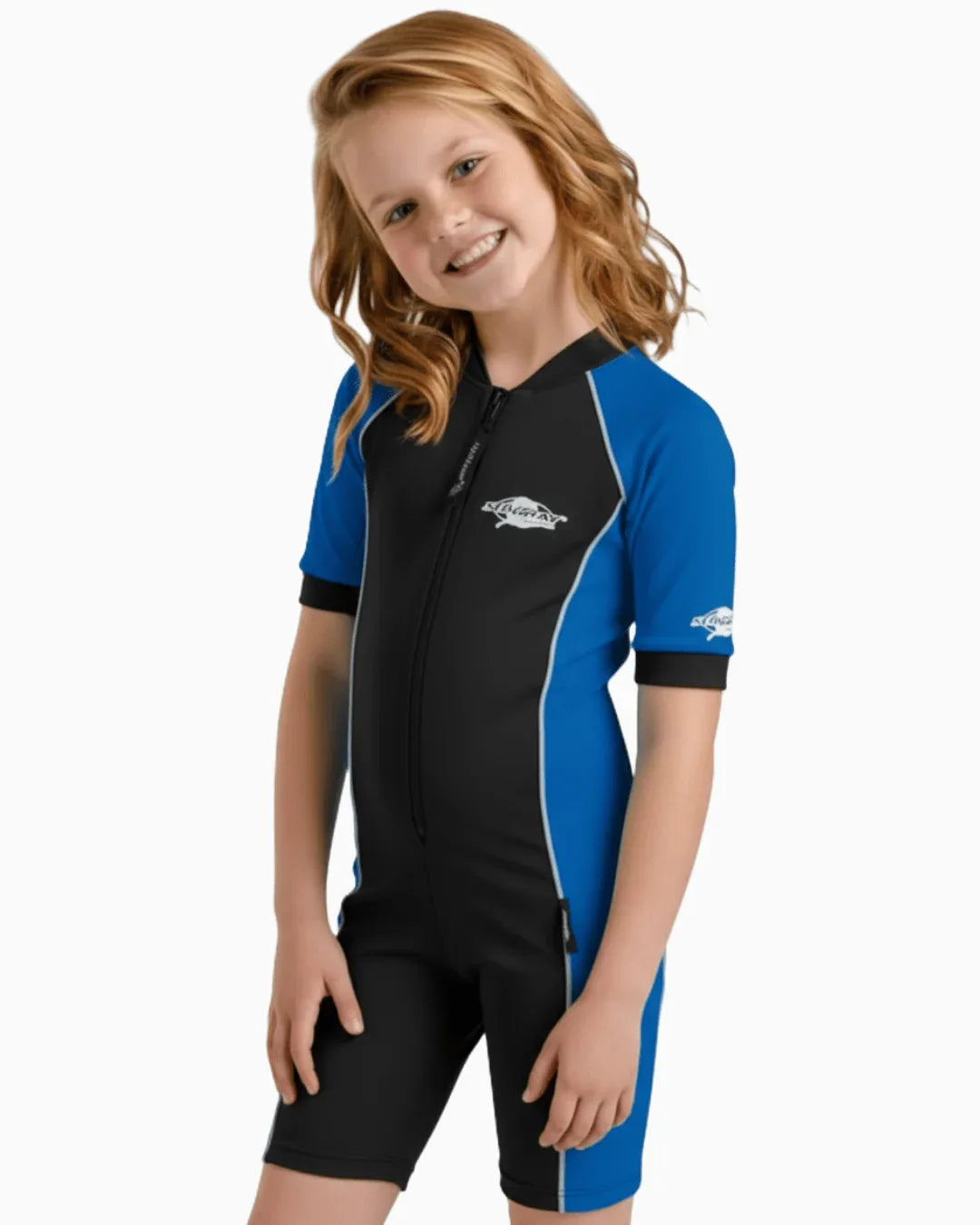 Stingray Kids' Short Sleeve Sunsuit UPF 50+ - equatorsun