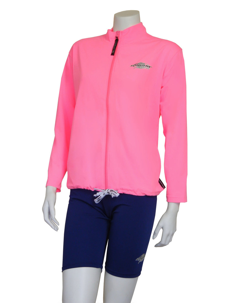 Stingray pink durable, quick-drying UPF 50+ long sleeve jacket offering maximum sun protection for outdoor and everyday use.