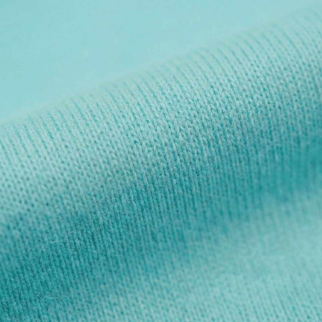 Close-up of the UPF 50+ fabric that this women's UV jacket is made from
