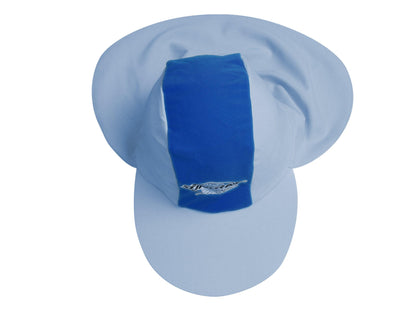 Best pink Stingray Baby Legionnaire Cap with UPF 50+ sun protection, featuring a protective neck and face flap made from chlorine-resistant fabric.